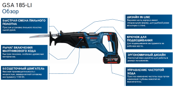   Bosch GSA 185 Professional 06016C0020       